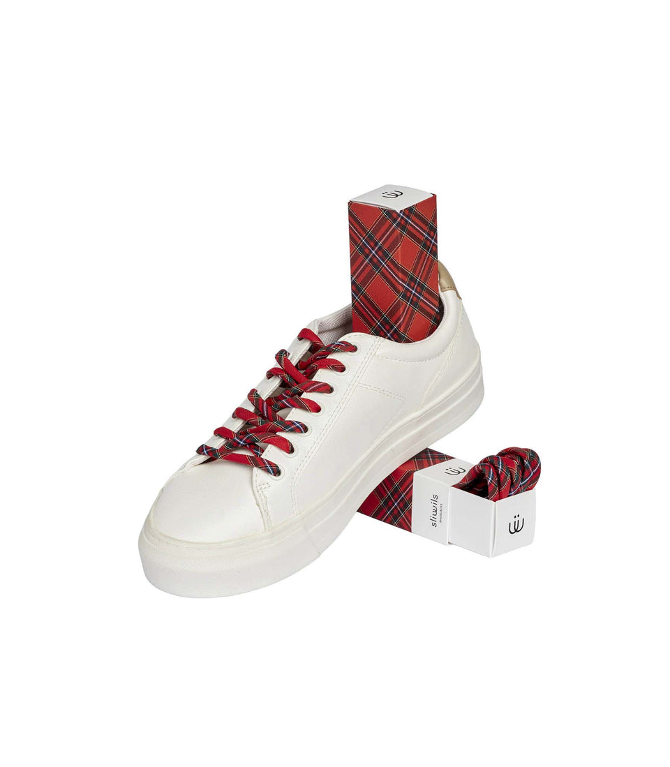 Lacets GENUINE LONDON (Rouge) - 3 pièces