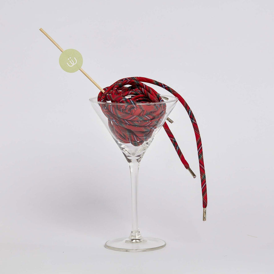 Lacets GENUINE LONDON (Rouge) - 3 pièces