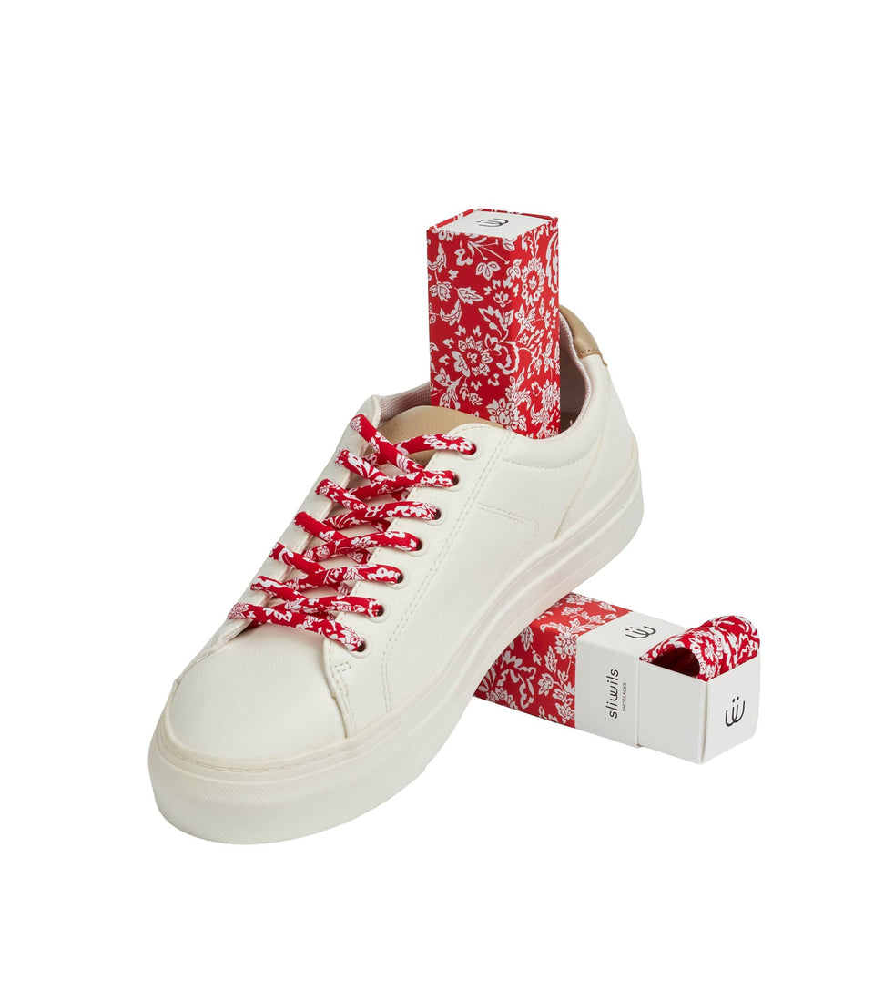 Lacets LIBERTY SPIRIT (Rouge)- 3 pièces