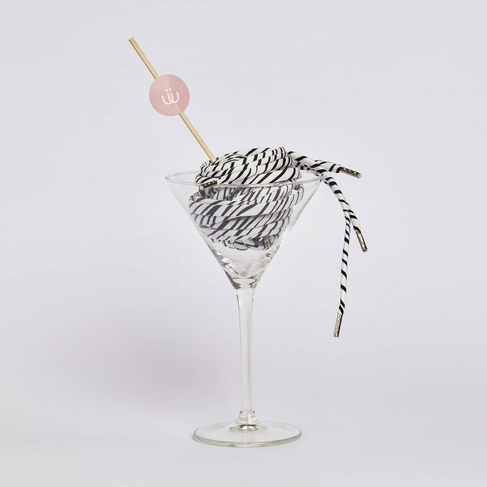 Lacets SAVAGE ZEBRA - 3 pièces