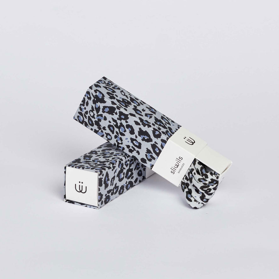 Lacets SAVAGE SNOW LEOPARD - 3 pièces