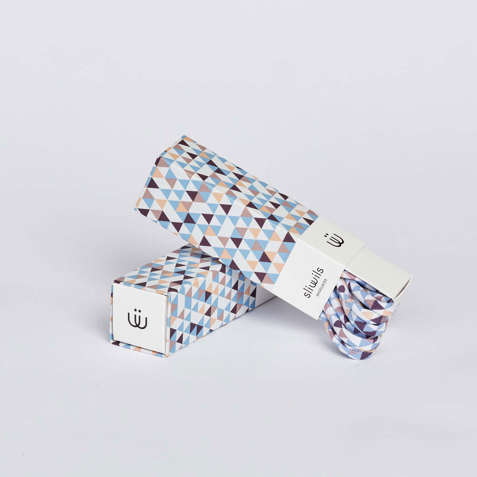 Lacets SUMMIT LEAD (Bleu/Violet) - 3 pièces