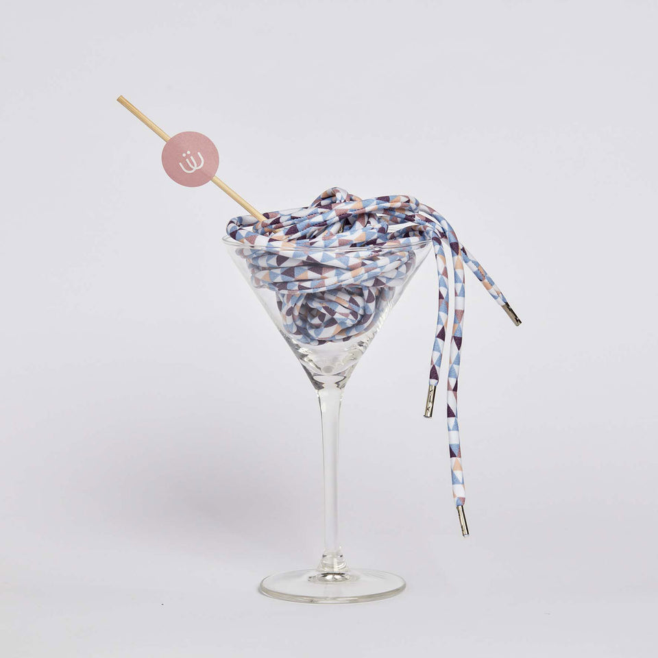 Lacets SUMMIT LEAD (Bleu/Violet) - 3 pièces