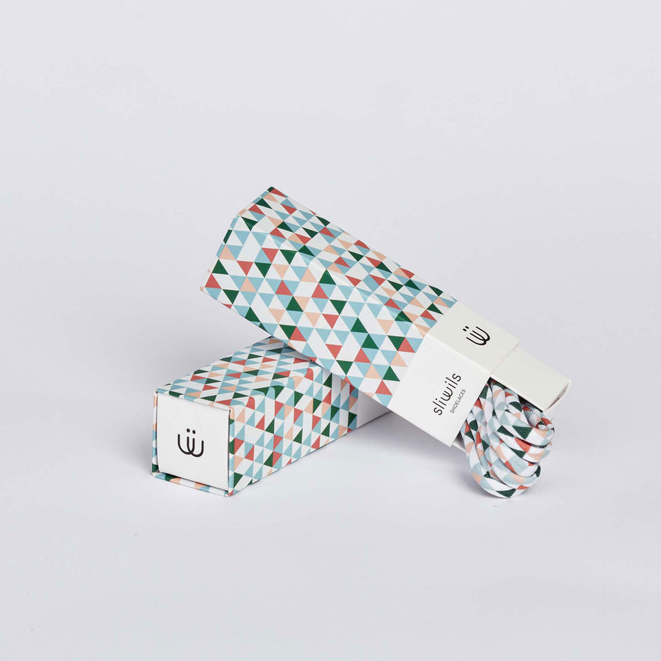 Lacets SUMMIT LOFTY (Bleu/Vert) - 3 pièces