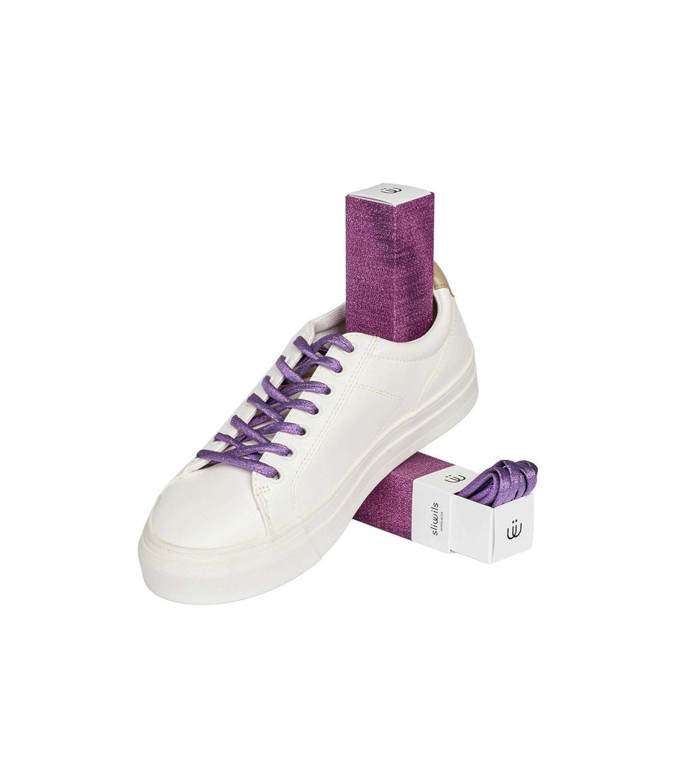 Lacets MANHATTAN PURPLE - 3 pièces