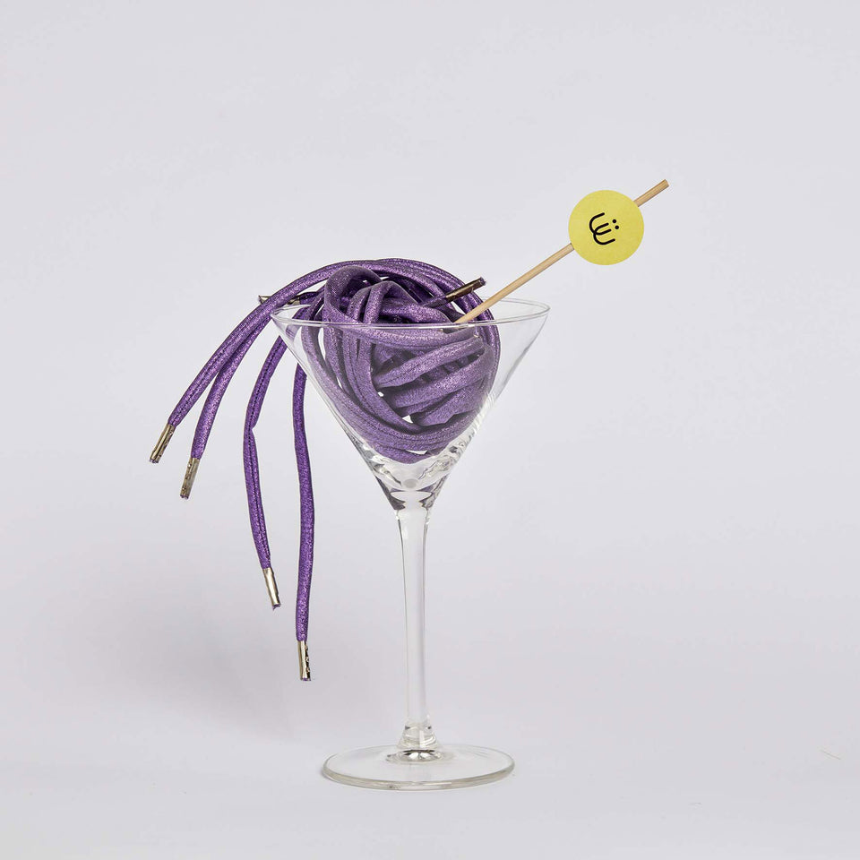 Lacets MANHATTAN PURPLE - 3 pièces