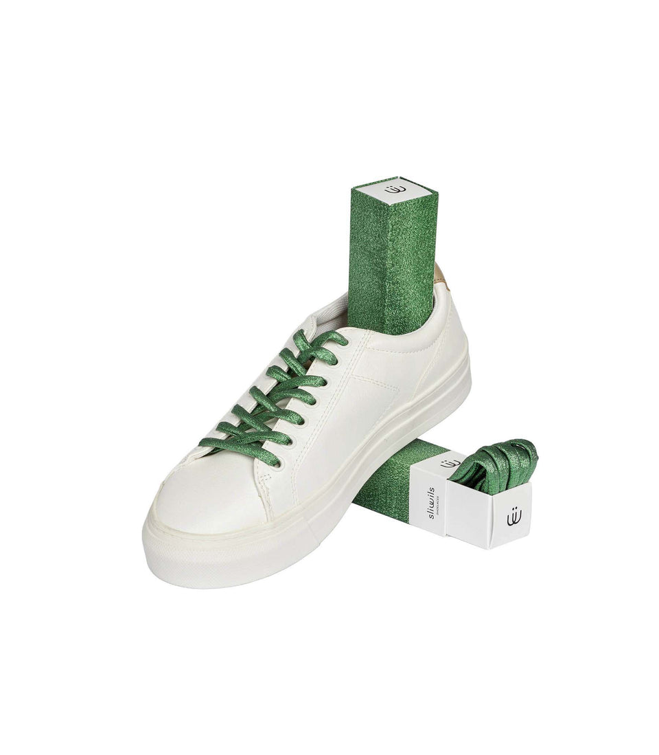 Lacets MANHATTAN Green - 3 pièces