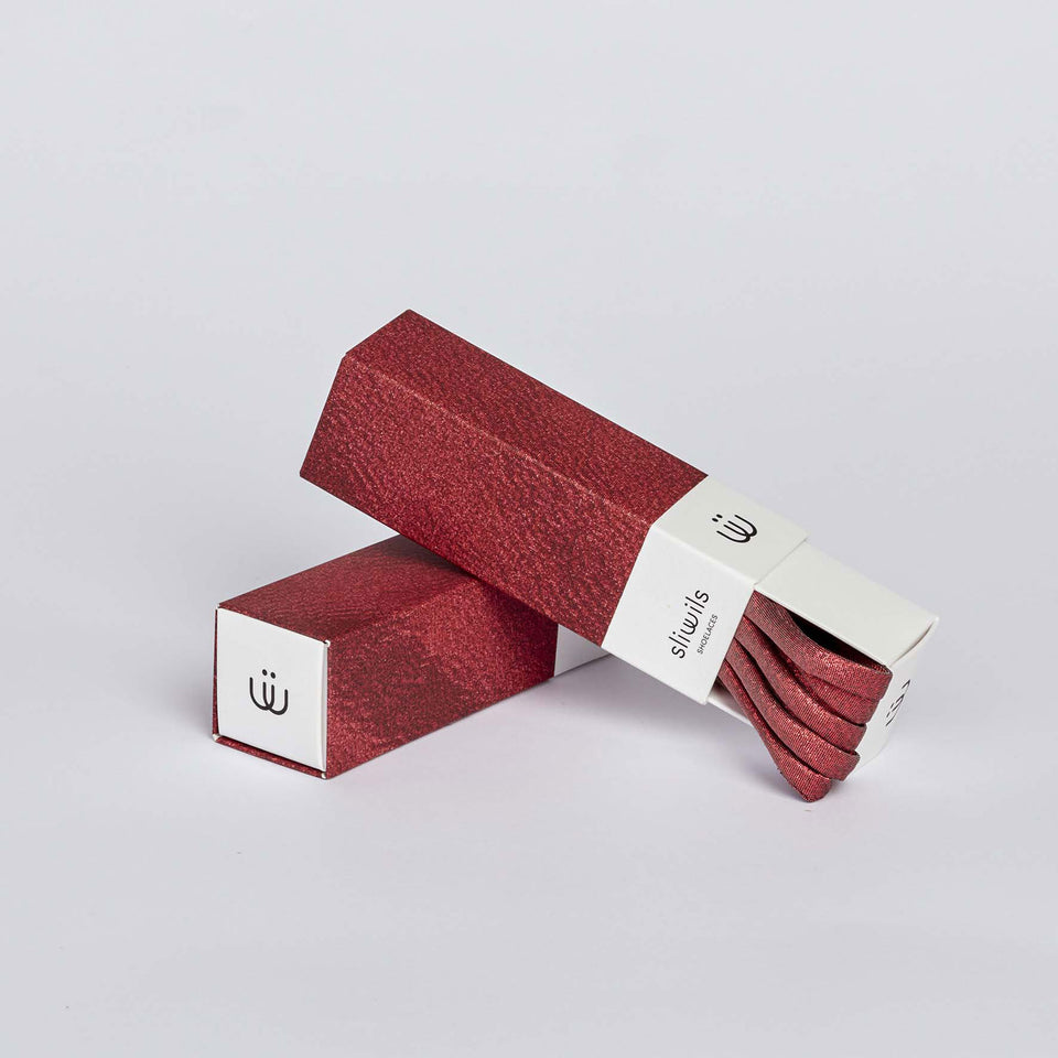 Lacets MANHATTAN Red - 3 pièces