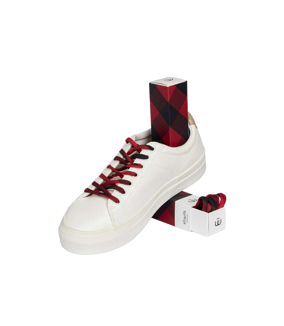 Lacets GENUINE BIRMINGHAM (Rouge & Noir) - 3 pièces