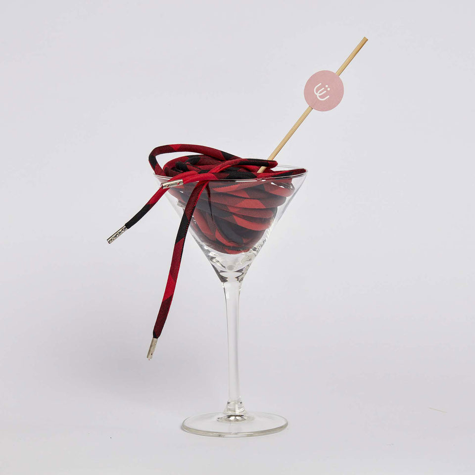 Lacets GENUINE BIRMINGHAM (Rouge & Noir) - 3 pièces