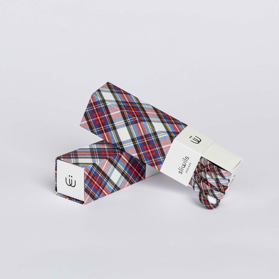 Lacets GENUINE YORK (Rouge&Bleu) - 3 pièces