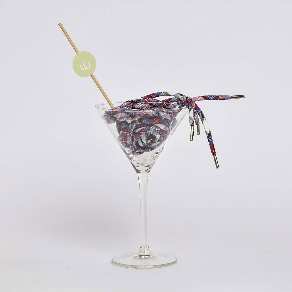 Lacets GENUINE YORK (Rouge&Bleu) - 3 pièces