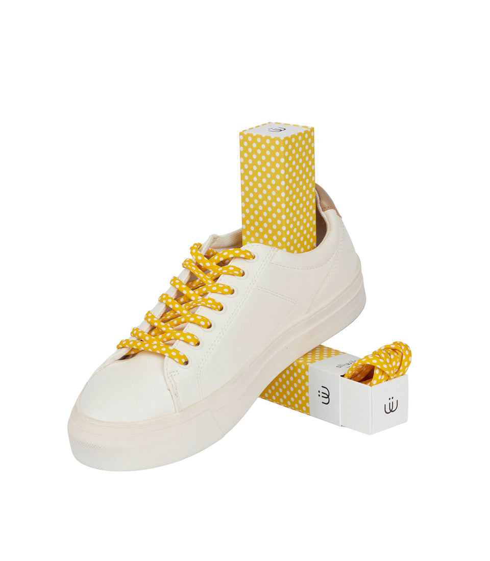 Lacets LINDY BRIGHTNESS (Jaune) - 3 pièces