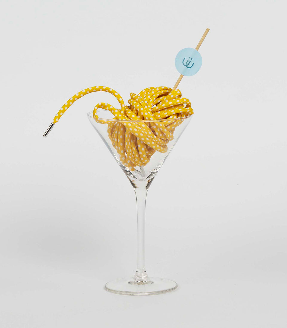 Lacets LINDY BRIGHTNESS (Jaune) - 3 pièces