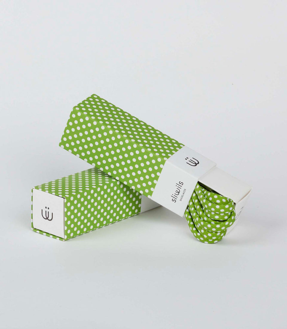 Lacets LINDY FRESH (Vert) - 3 pièces