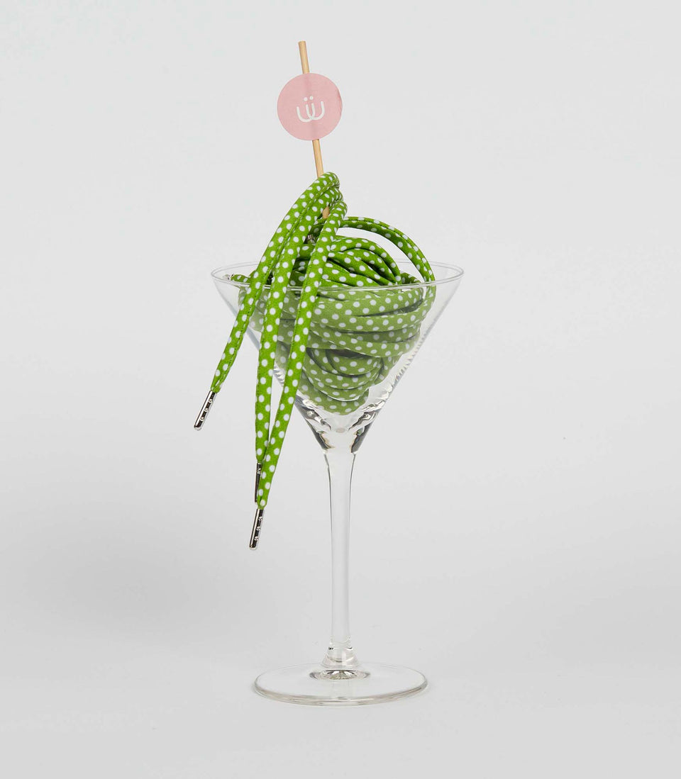 Lacets LINDY FRESH (Vert) - 3 pièces