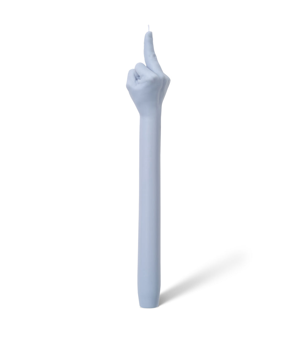 3D Bougie doigt d’honneur gris F*CK YOU