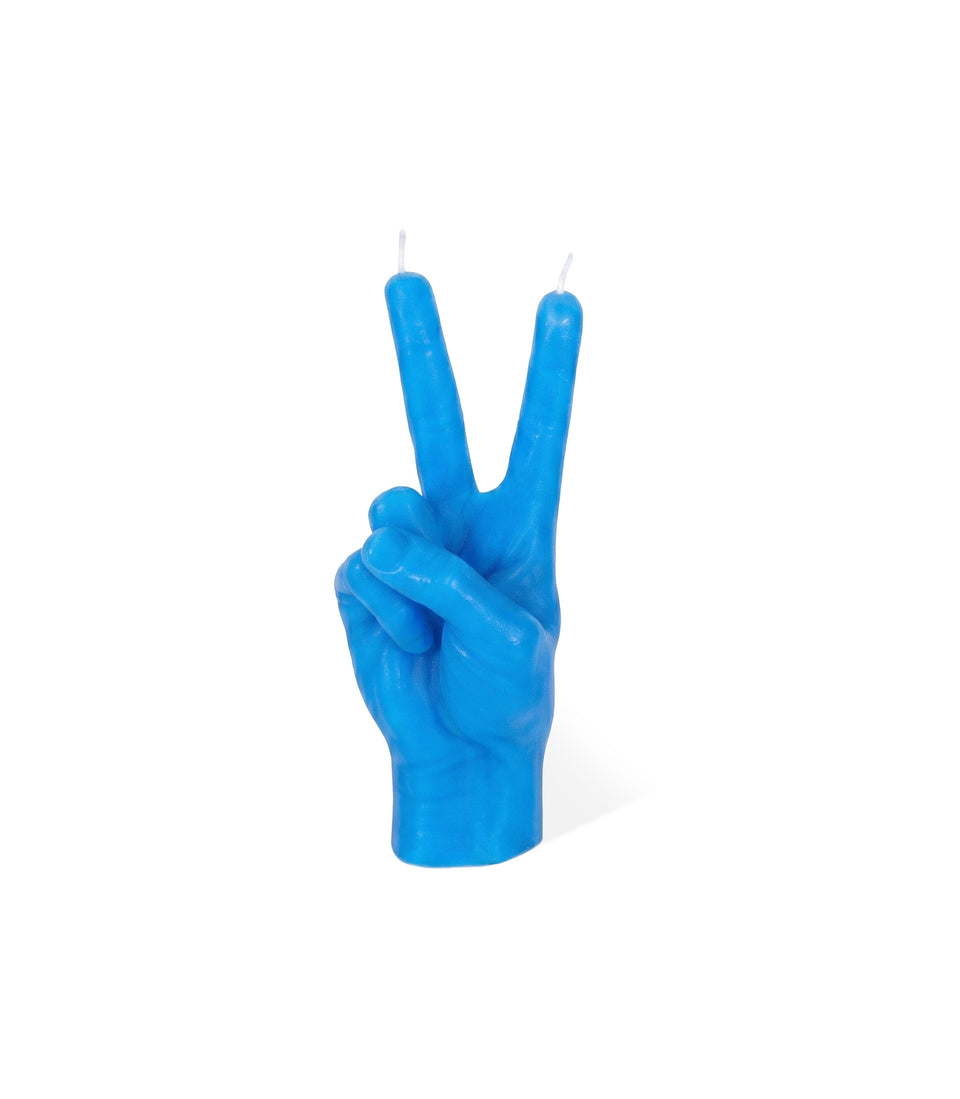 Bougie Peace Blue Petite - 2 pièces