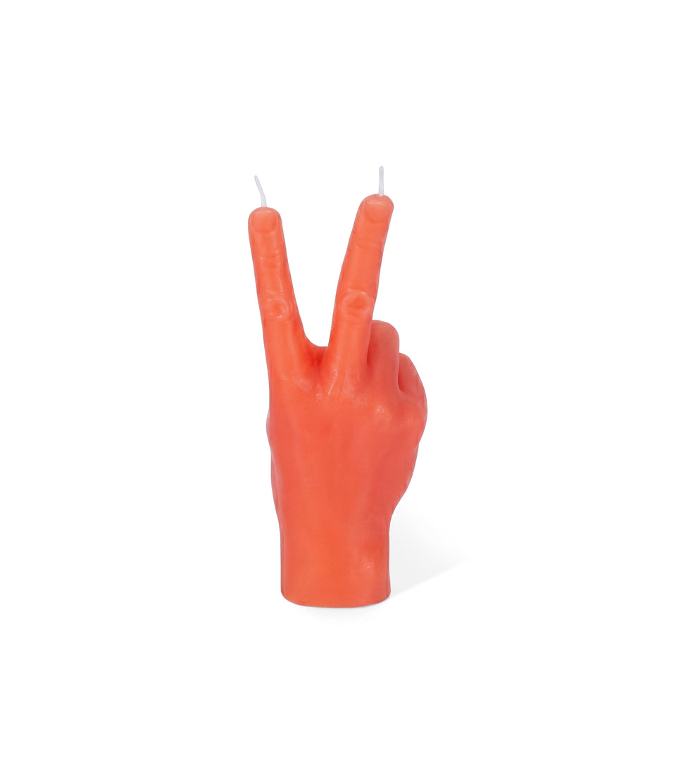 Bougie Peace Orange Petite - 2 pièces