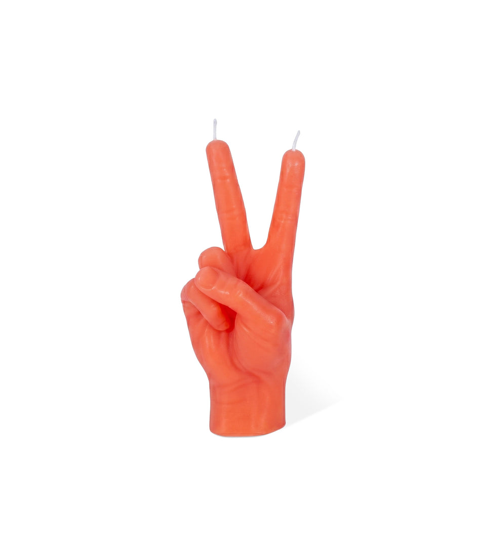 Bougie Peace Orange Petite - 2 pièces