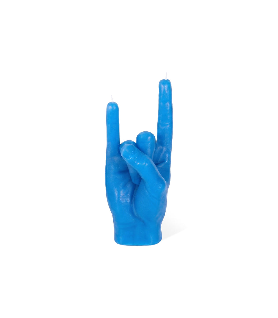 Bougie You Rock Bleu Petite - 2 pièces