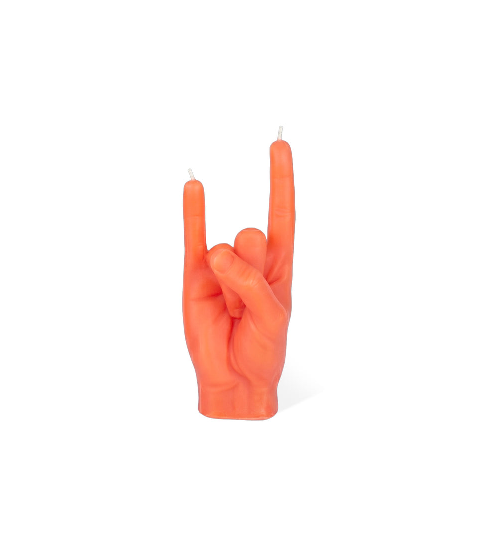 Bougie You Rock Orange Petite - 2 pièces