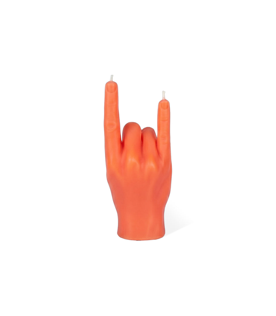 Bougie You Rock Orange Petite - 2 pièces