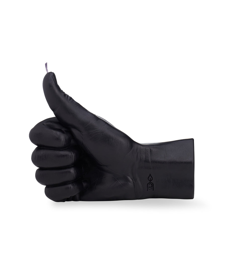 Bougie Thumbs Up Noir