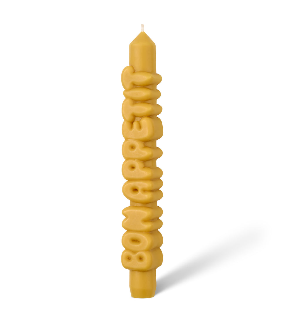 3D Bougie BON APPETIT Moutard - 2 pièces