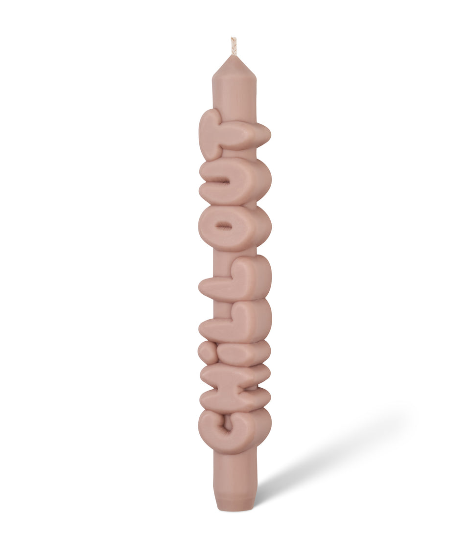 3D Bougie Chillout Creme - 2 pièces