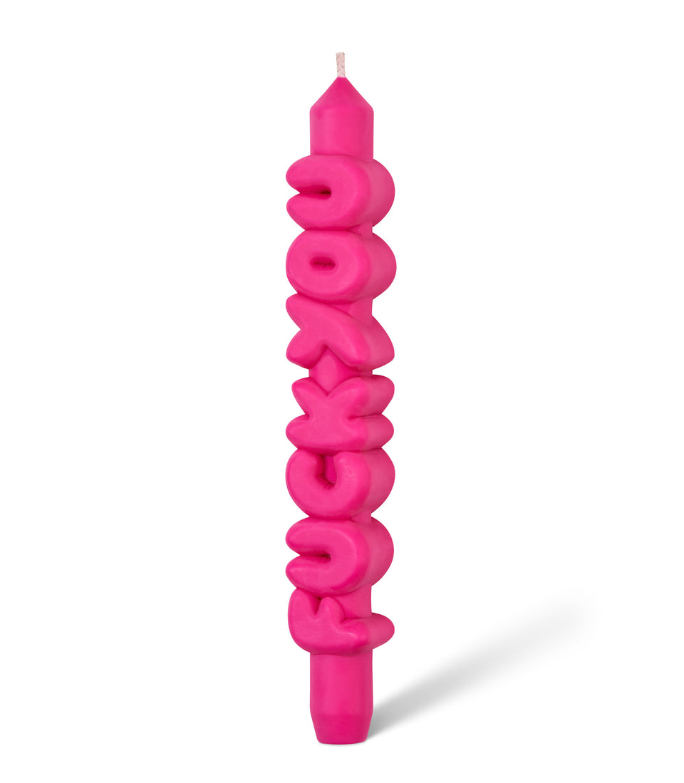 3D Bougie F*ck You Rose - 2 pièces