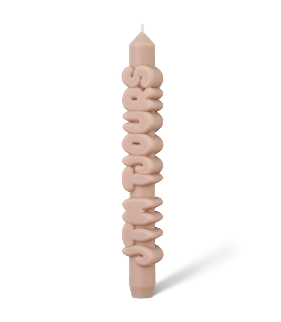 3D Bougie JTMTjours Créme - 2 pièces