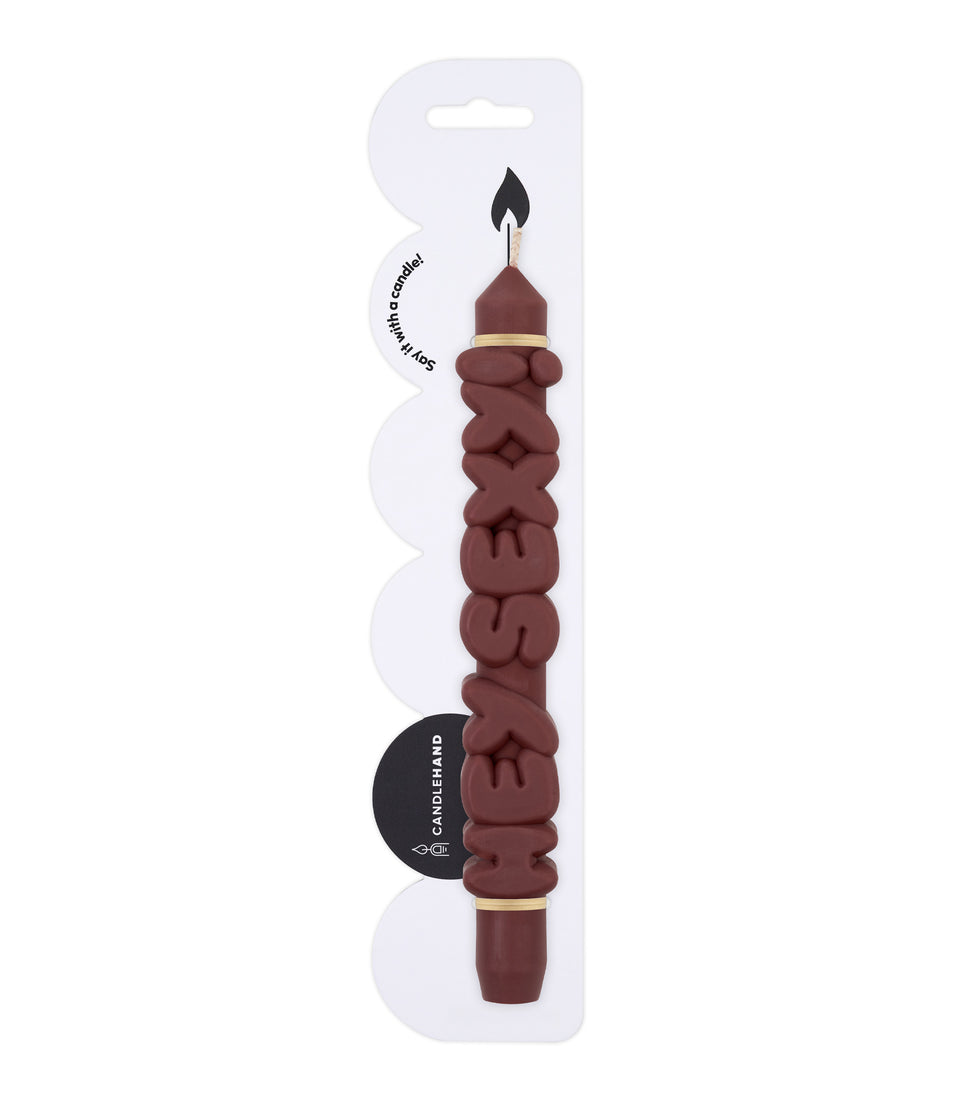 3D Bougie Hey Sexy Moka - 2 pièces