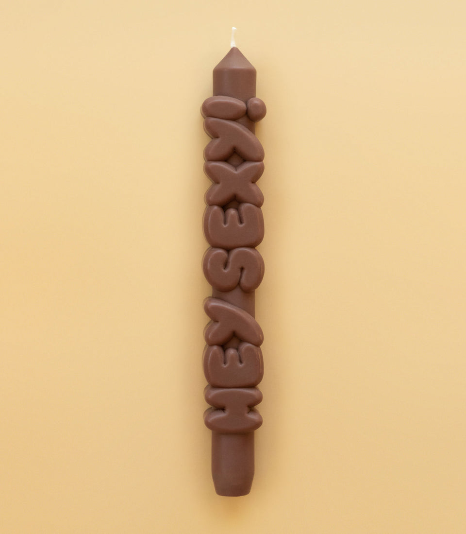 3D Bougie Hey Sexy Moka - 2 pièces