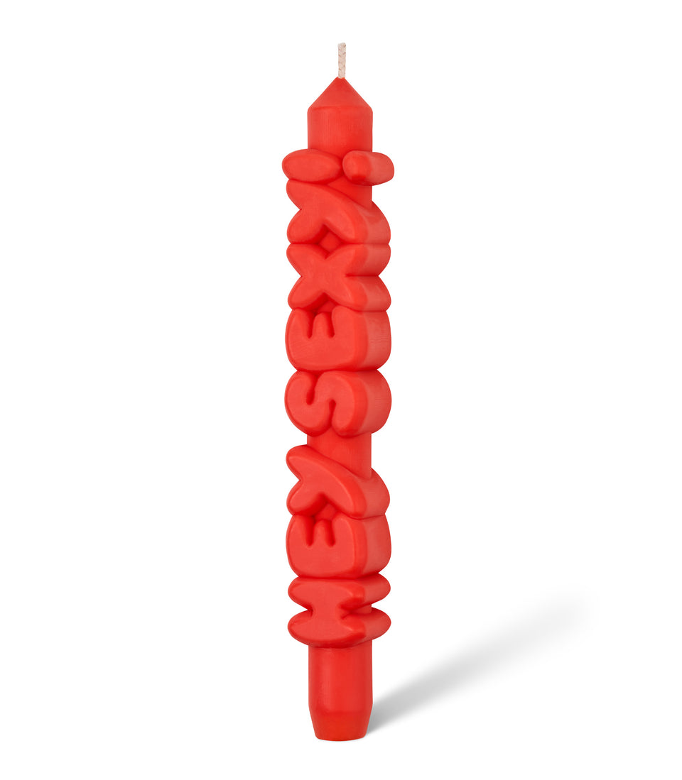 3D Bougie Hey Sexy Orange - 2 pièces