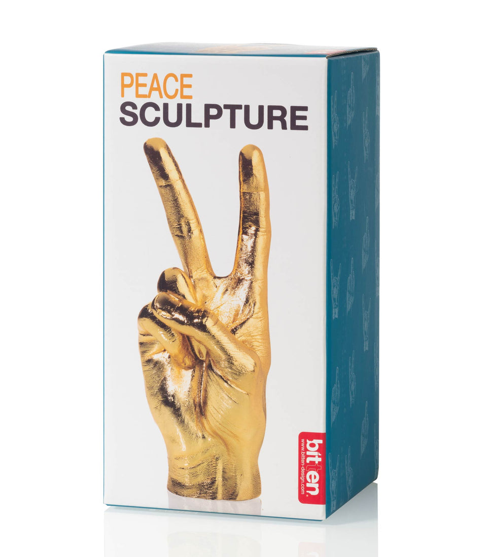 Sculpture Peace Doré - 4 pièces