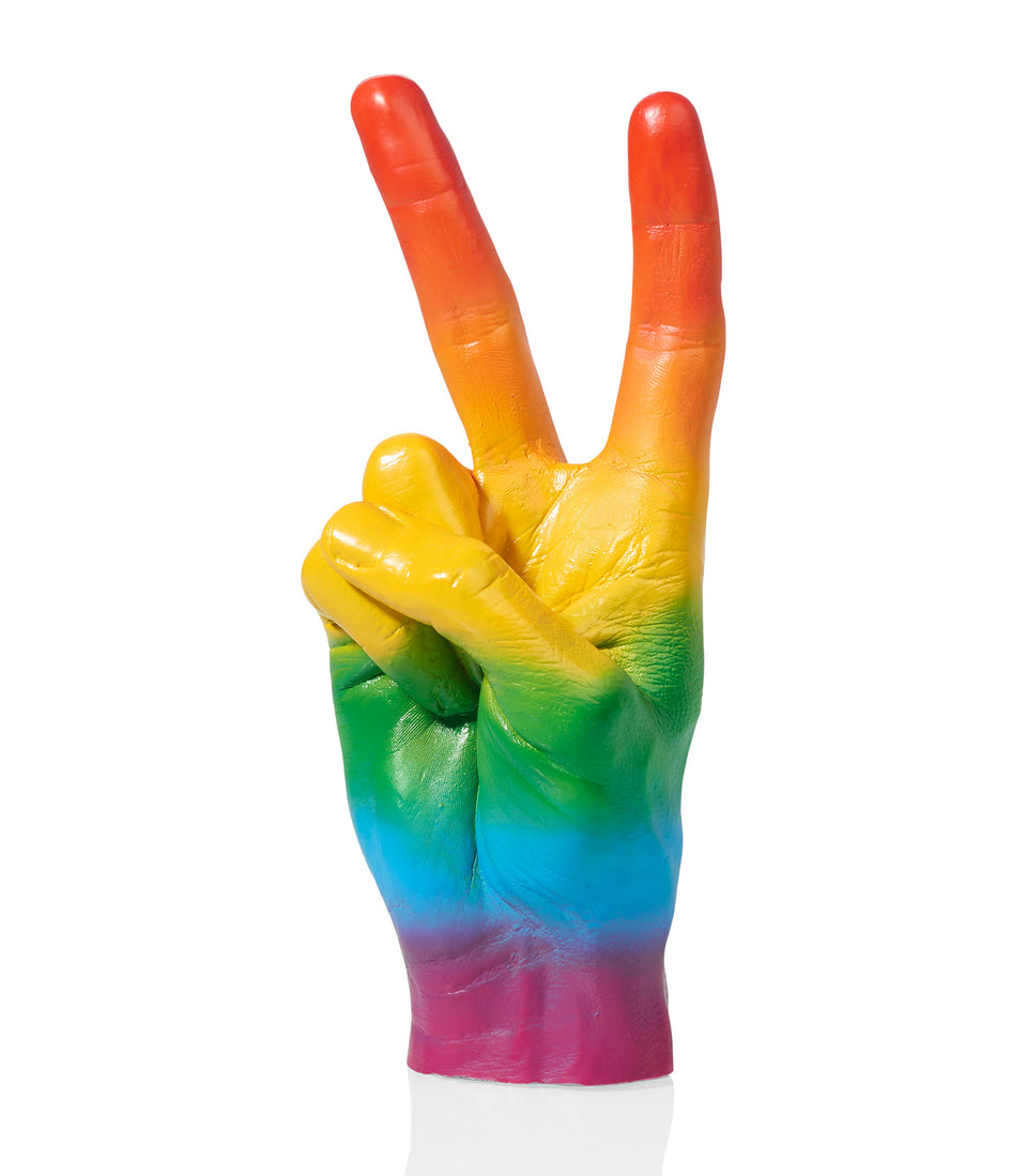 Sculpture Peace Rainbow - 4 pièces