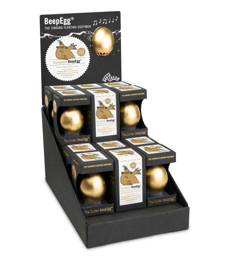 BeepEgg® L'Or 24 Carats - Display 18 pièces