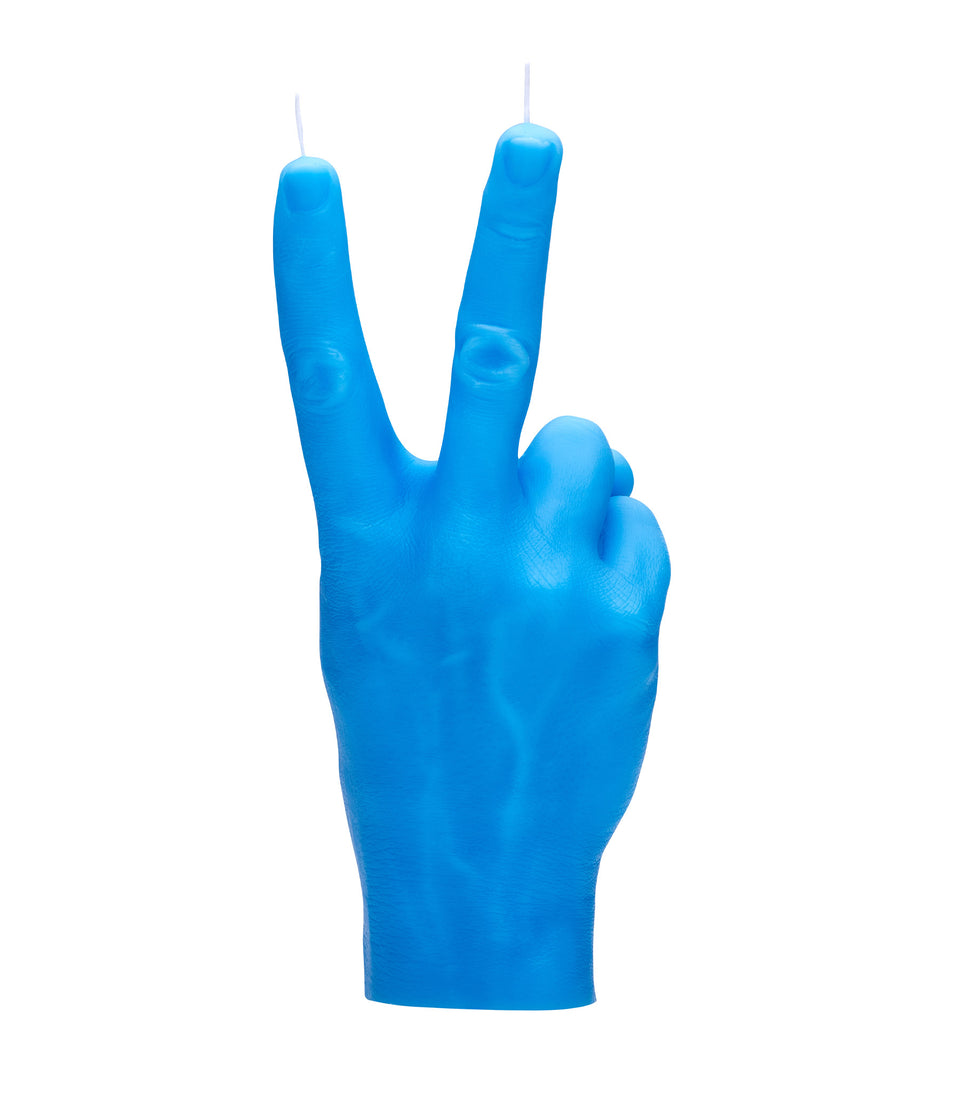 Bougie Peace Bleu